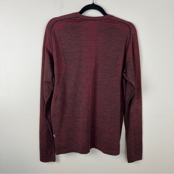 Lululemon Metal Vent Tech Long Sleeve Shirt Oxblood / Black - Picture 3 of 6